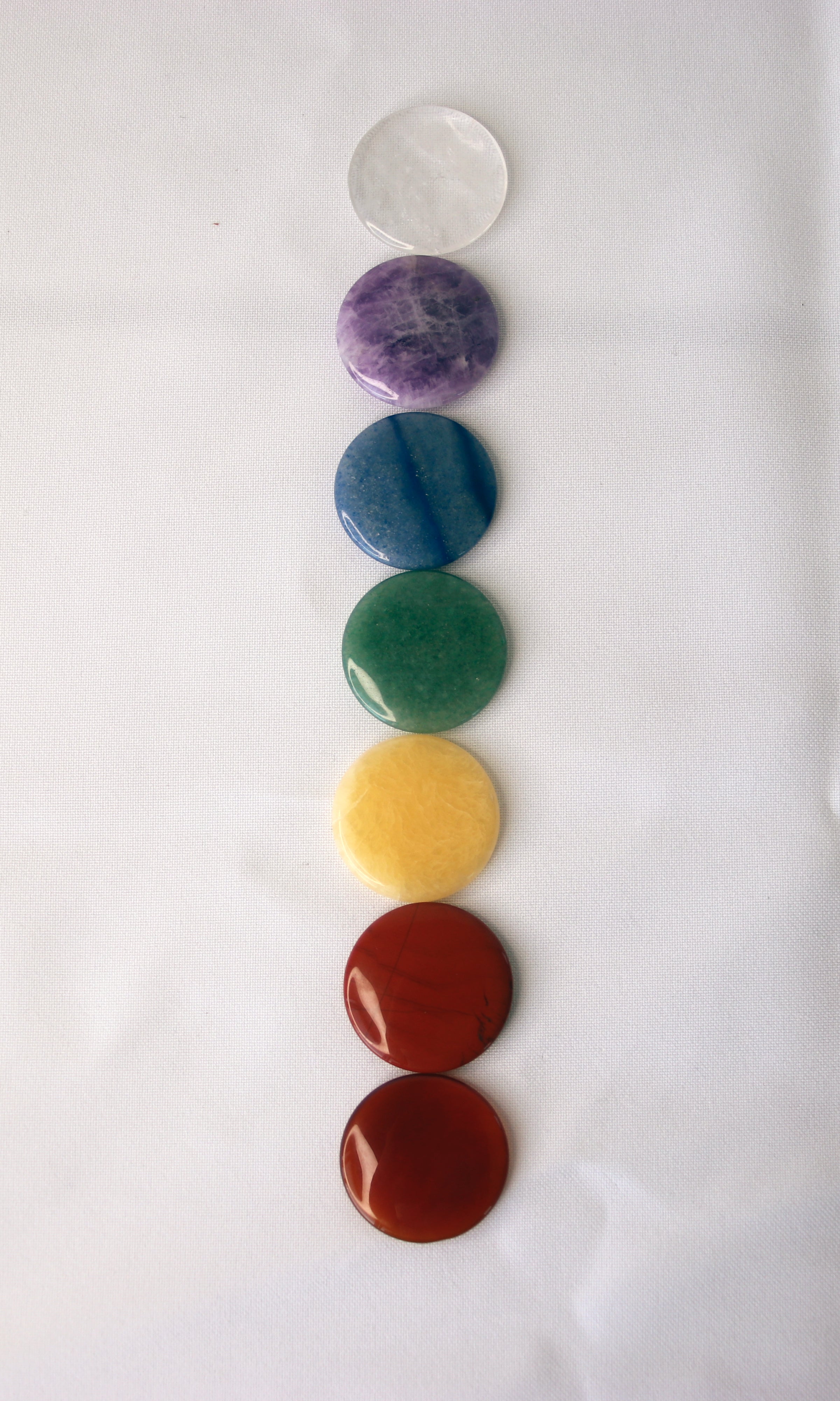 Chakra Healing Set - Flat Stones boxed