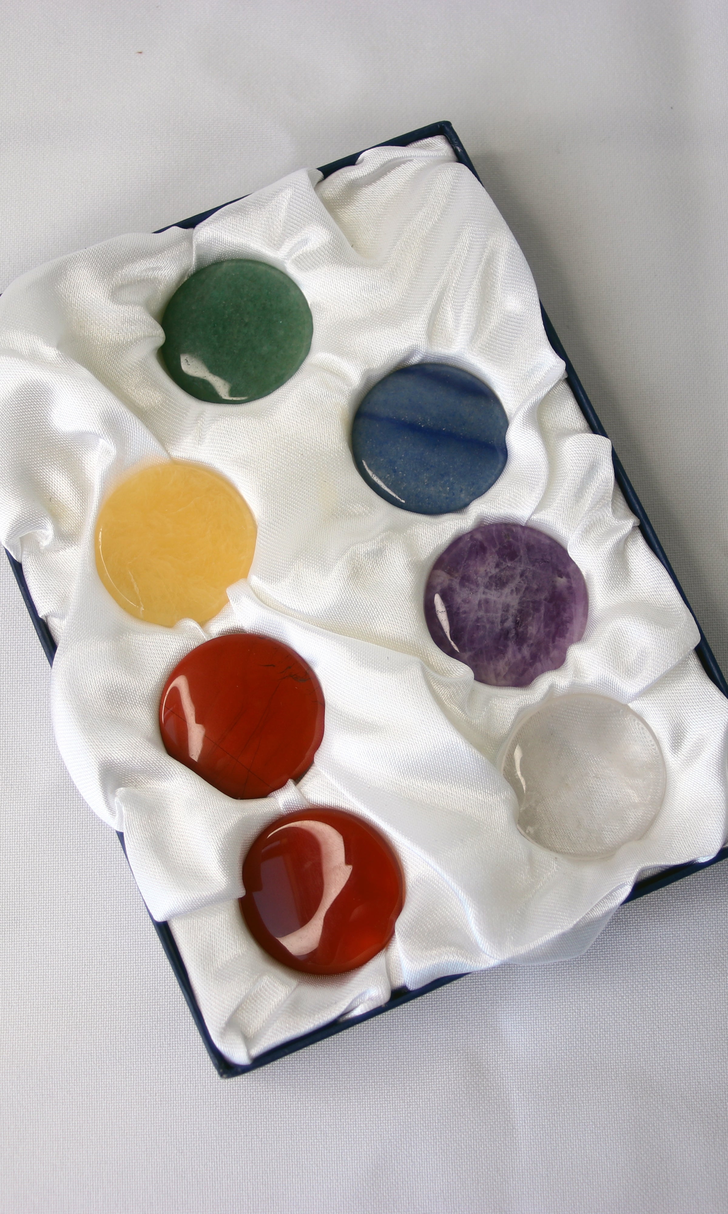 Chakra Healing Set - Flat Stones boxed