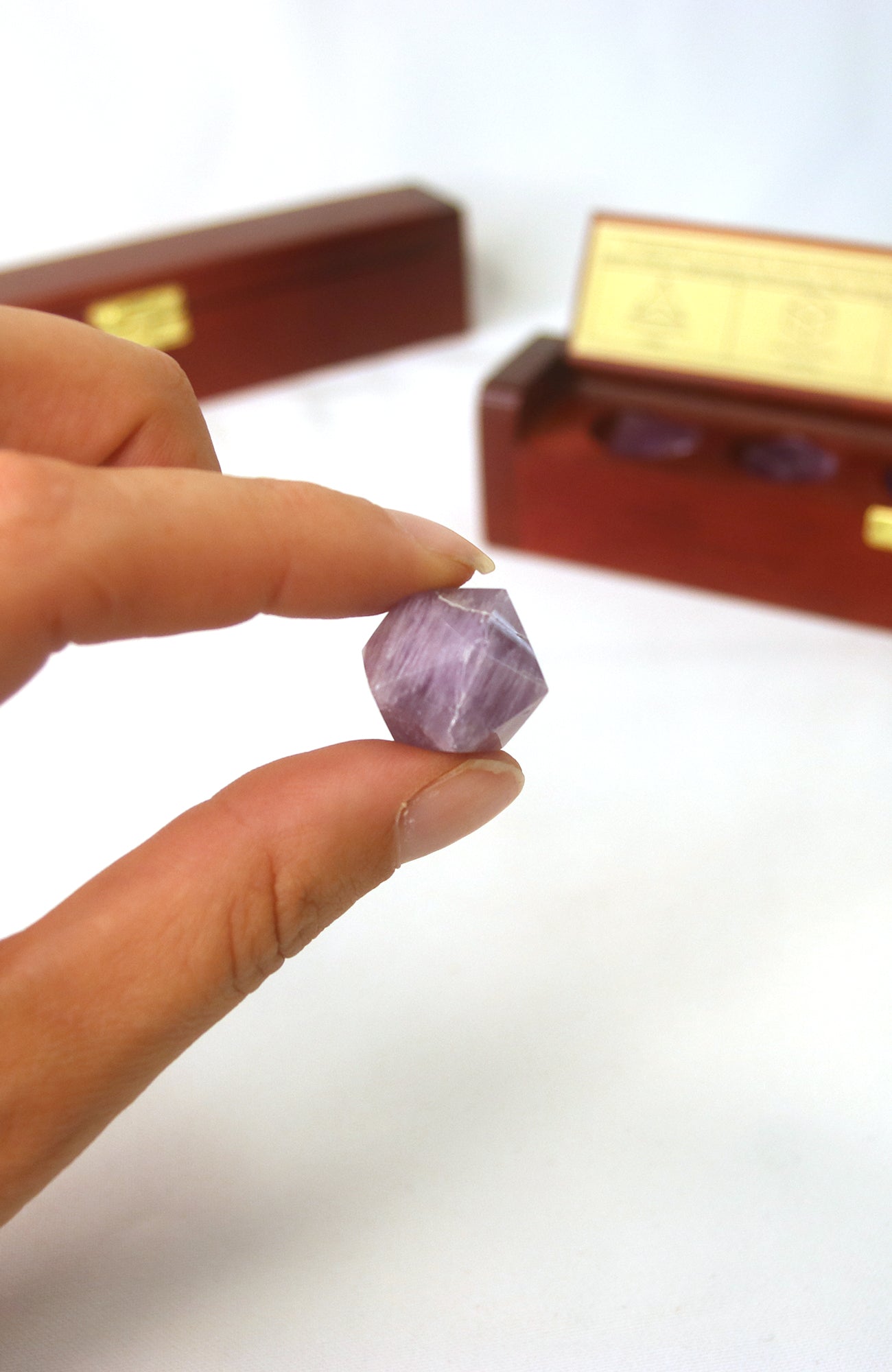 Amethyst Geometric Shapes (Boxed)