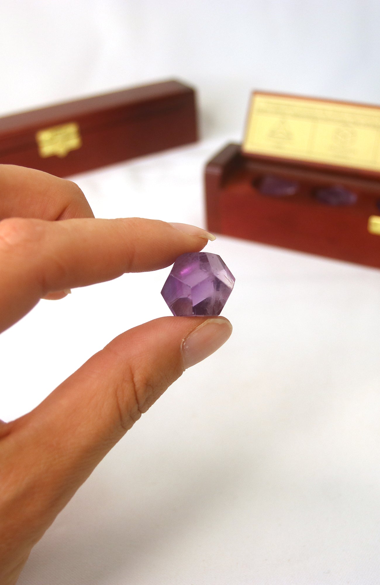 Amethyst Geometric Shapes (Boxed)