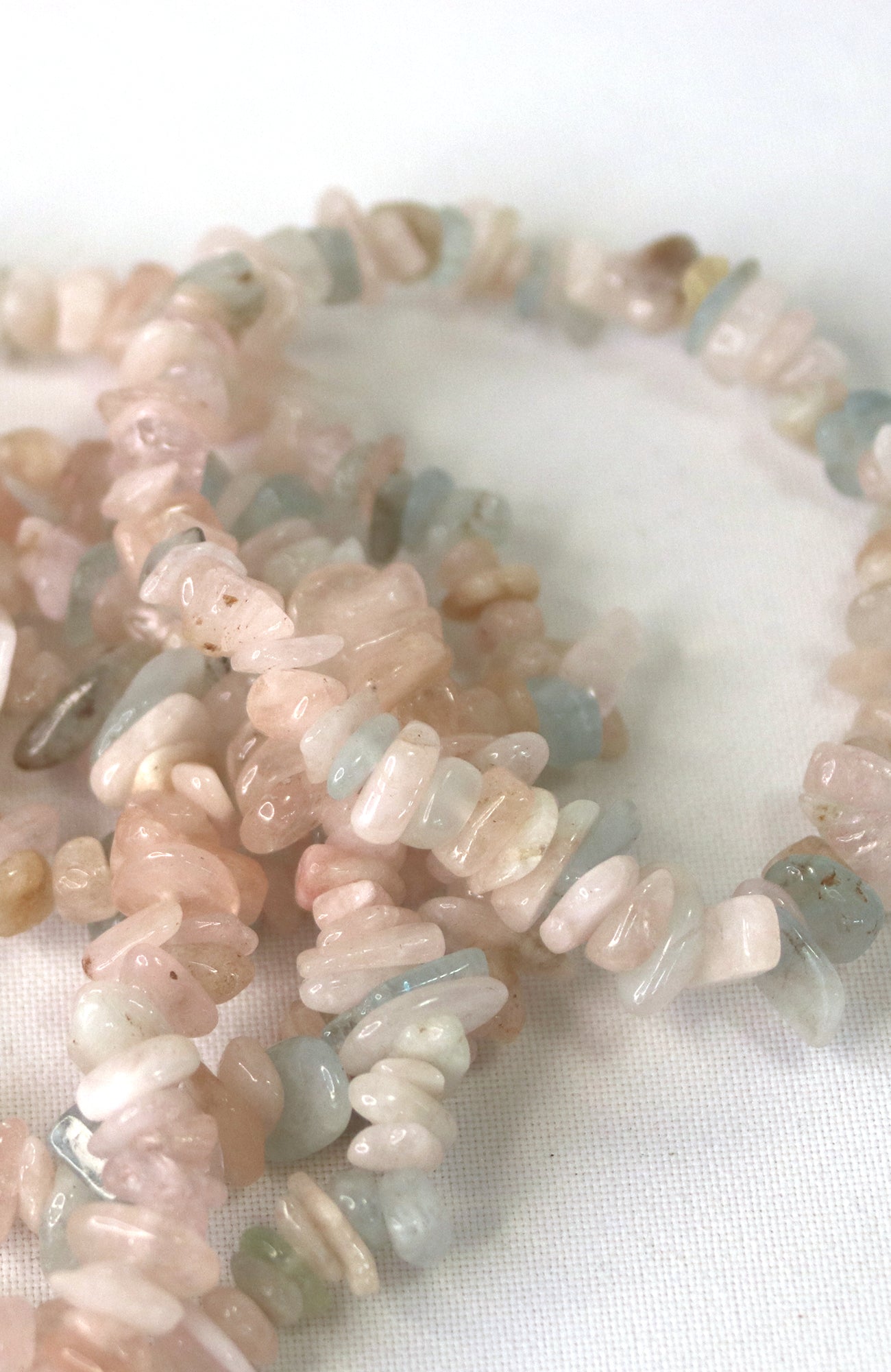 Morganite Chip Bracelet